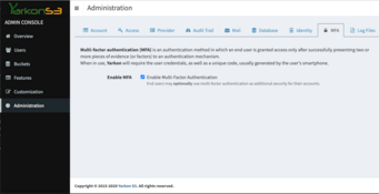 Multi-factor authentication set up